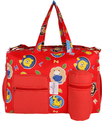 

MomToBe Printed Diaper Bag(Red)
