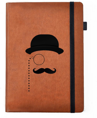 

Hamee A5 Notebook(Designer Printed Brown Leather A5 Notebook - 200 pages, A5 size Mesmerising Personality, Multicolor)