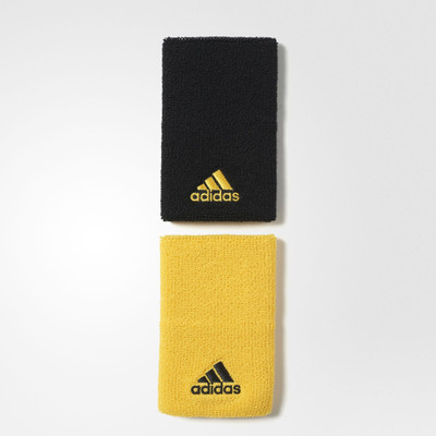 

ADIDAS TEN WB L Fitness Band(Black, Yellow, Pack of 2), Black;eqt yellow