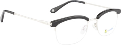 Real Madrid Half Rim Wayfarer Frame(51 mm