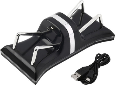 

Microware Dual Charging Station Dock For 2 Playstation Ps3 Controllers Gaming Accessory Kit(Black, For PS3)