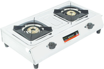 

Surya 1 Stainless Steel Manual Gas Stove(2 Burners)