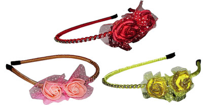 

Yashasvi Combo of Multi Color Metal Hairbands Hair Band(Multicolor)