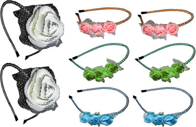 

Vatsalya Creation Combo of Multi Color Metal Hairbands Hair Band(Multicolor)
