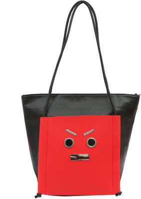 

Pepgirls Shoulder Bag(Red, Black), Black;red