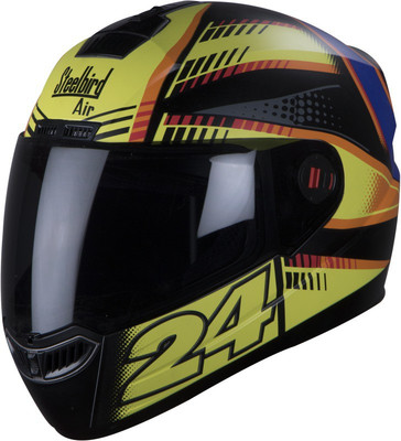 

Steelbird AIR air fab from steelbird Motorbike Helmet(Multicolor