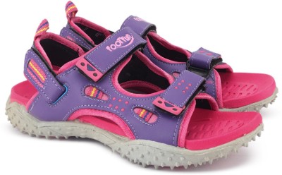 

Footfun by Liberty Boys & Girls Velcro Strappy Sandals(Purple