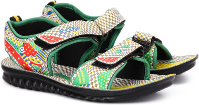 

Footfun by Liberty Boys & Girls Velcro Strappy Sandals(Cream