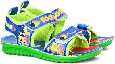 

Footfun by Liberty Boys & Girls Velcro Sports Sandals(Dark Blue, R.blue