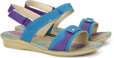 

Footfun by Liberty Boys Velcro Strappy Sandals(Blue