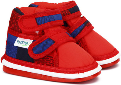 

Footfun by Liberty Boys & Girls Velcro Walking Shoes(Maroon