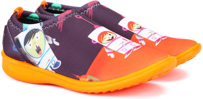 

Footfun by Liberty Boys & Girls Slip on Running Shoes(Orange