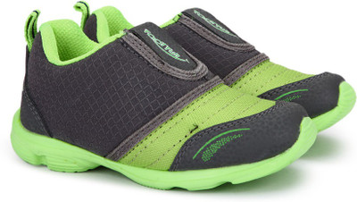 

Footfun by Liberty Boys & Girls Slip on Running Shoes(Green, P.green