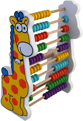 

Pigloo Baby Wooden Abacus for Kids Ages 3+ Years(Multicolor)