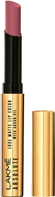

Lakme Absolute Luxe Matte Lip Color with Argan Oil(Mauveness)