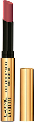

Lakme Absolute Luxe Matte Lip Color with Argan Oil(Mauve Silk)