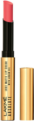 

Lakme Absolute Luxe Matte Lip Color with Argan Oil(Dewy Spring)