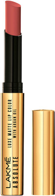 

Lakme Absolute Luxe Matte Lip Color with Argan Oil(Royal Flame)