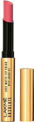 

Lakme Absolute Luxe Matte Lip Color with Argan Oil(Rouge Love, 2 g)