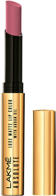 

Lakme Absolute Luxe Matte Lip Color with Argan Oil(Rosy Lips)