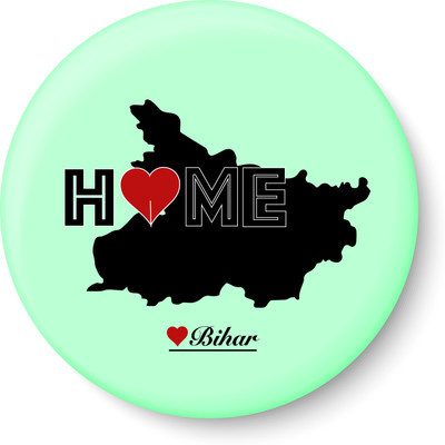 

Peacockride Bihar Home Love Fridge Magnet Fridge Magnet Pack of 1(Multicolor)