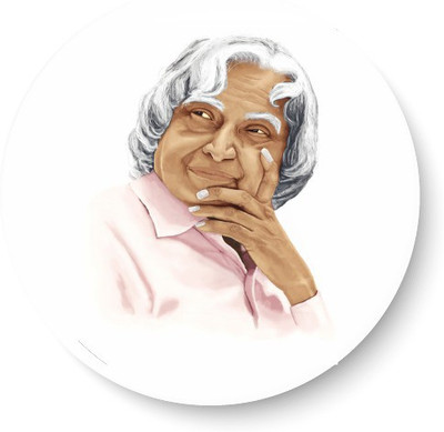 

Peacockride Dr. APJ Abdul kalam Fridge Magnet Fridge Magnet Pack of 1(Multicolor)