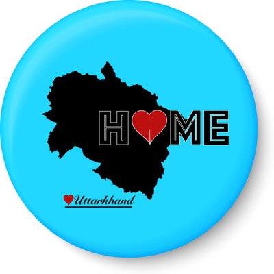 

Peacockride Uttarakhand Home Love Fridge Magnet Fridge Magnet Pack of 1(Multicolor)