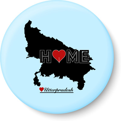 

Peacockride Uttar Pradesh Home Love Fridge Magnet Fridge Magnet Pack of 1(Multicolor)