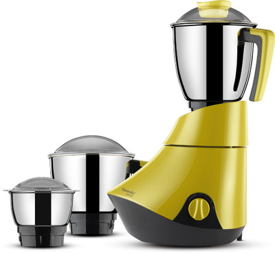 

Butterfly Splendid 750 W Mixer Grinder(Lemon Yellow, 3 Jars)