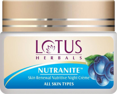 

Lotus Herbals Nutranite Skin Renewal Nutritive Night Creme(50 g)