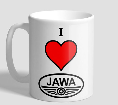 

The Mugs Jawa love Ceramic Mug(330 ml), Yellow