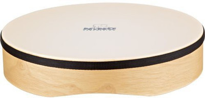 

Nino Percussion Headed Wood Hand Drum, Natural Finish(White)