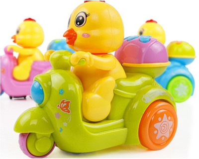 

TALKING GANESHA Chicken on Bike with Multiple Functions Bump & Go with Music & Lights (Multicolor)(Multicolor)