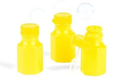 

Fun Express Mini Hexagon Yellow Bubble Bottles(Yellow)