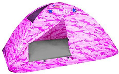 

Pacific Play Tents Camo Bed Tent, Polyester(Pink)