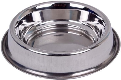 

Pet Empire Round Steel Pet Bowl(450 ml Steel)