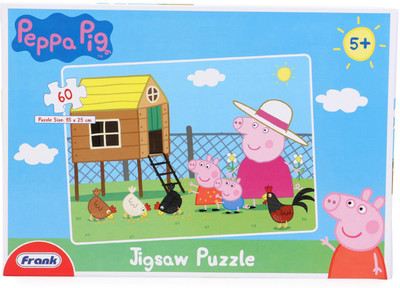 

Frank Peppa Pig Jigsaw Puzzle Blue - 60 Pieces(60 Pieces)