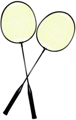 

Monika Sports moni badminton racquet Black Strung Badminton Racquet(G4 - 3.25 Inches, 500 g)