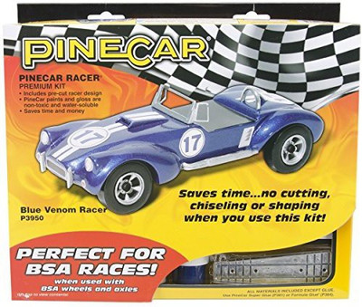 

Woodland Scenics Pine Car Derby Racer Premium Kit, Blue Venom(Blue)