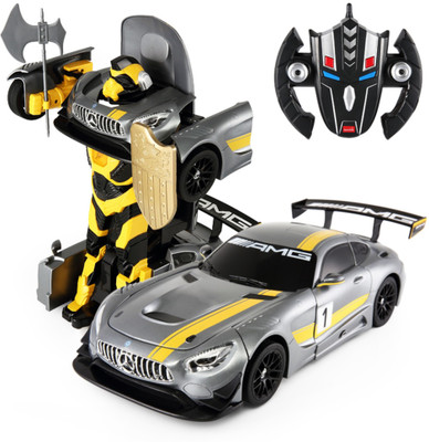 

Toy House officially licensed MercedesBenz GT3 Transformable car 2.4G Toy Car(Grey)