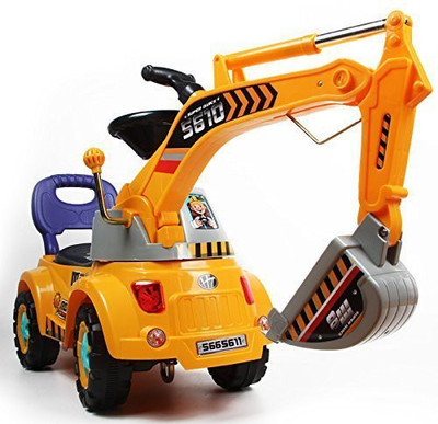 

POCO DIVO Digger scooter, Ride-on excavator, Pulling cart, Pretend play construction truck (color may vary) by POCO DIVO(Multicolor)
