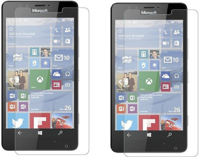 Cowboy Tempered Glass Guard for Nokia Lumia 520(Pack of 2)