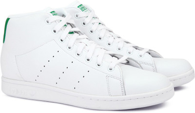 

ADIDAS ORIGINALS STAN SMITH MID Sneakers For Men(White, Ftwwht/ftwwht/green