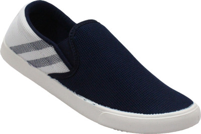 

My Cool Gear Slip On Sneakers For Men(Blue, Off White