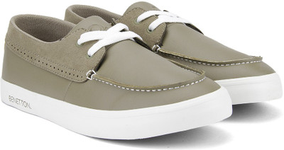 

United Colors of Benetton Boat shoes For Men(Brown, 904