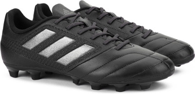 

ADIDAS ACE 17.4 FXG Football Shoes For Men(Black, Silver, Cblack/cblack/utiblk