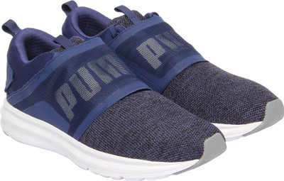 

Puma Enzo Strap Knit Running Shoes For Men(Blue, Blue depths-puma black