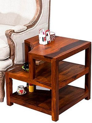 

Ikiriya Solid Wood End Table(Finish Color - TEAK)