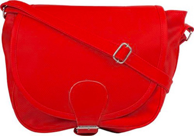 

style loft Women Casual Red Genuine Leather Sling Bag