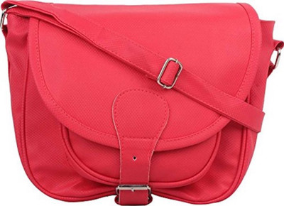 

style loft Women Casual Red Genuine Leather Sling Bag